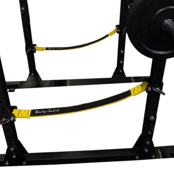 Body-Solid SPR1000SSP2 Commercial Power Rack w/Power Rack Strap Safeties + Adjustable Bench (New)