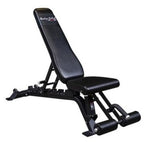 Body-Solid SPR1000SSP2 Commercial Power Rack w/Power Rack Strap Safeties + Adjustable Bench (New)