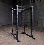 Body-Solid SPR1000SSP2 Commercial Power Rack w/Power Rack Strap Safeties + Adjustable Bench (New)