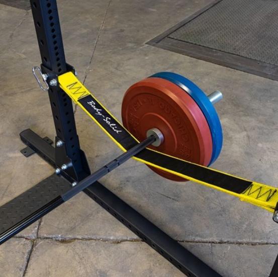 Body-Solid SPR1000SSP2 Commercial Power Rack w/Power Rack Strap Safeties + Adjustable Bench (New)