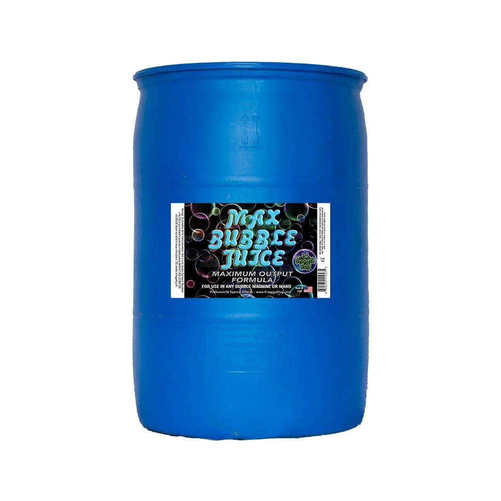 MAX Bubble Fluid - 10x the Bubbles from Ordinary Machines - 55 Gallons