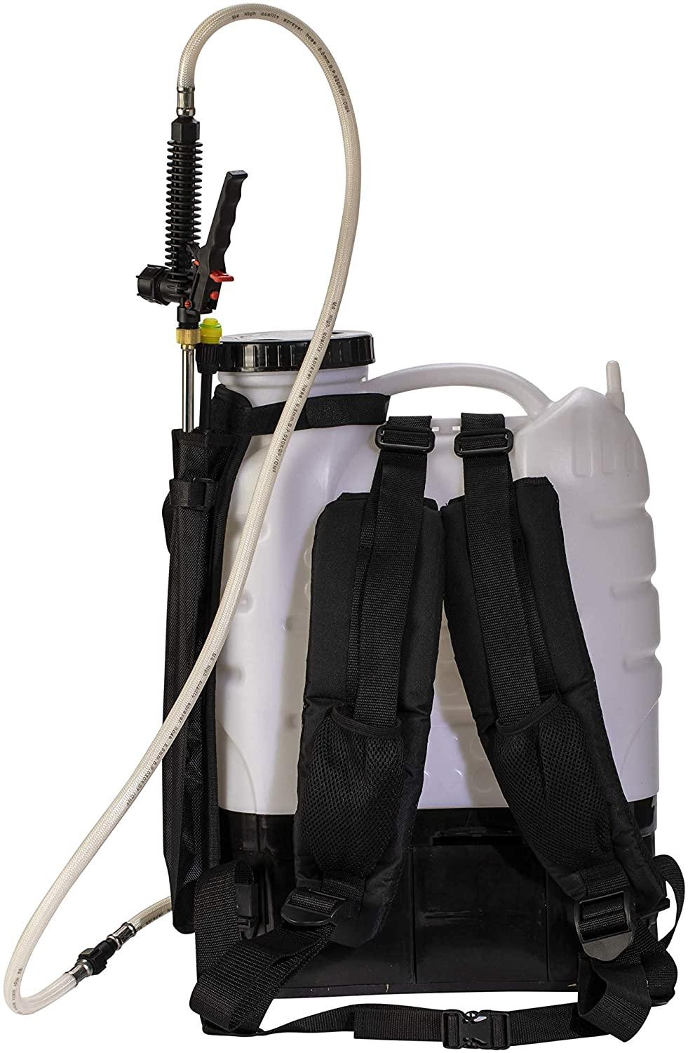 M4 MY4SONS 4-Gallon Battery-Powered Backpack Sprayer, Multipurpose, Battery & Charger Included