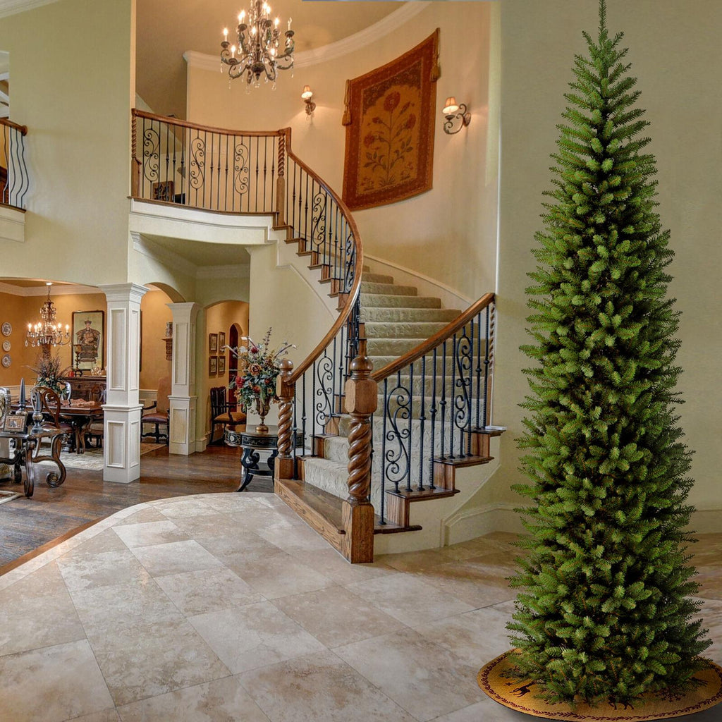 National Tree Company Kings12' Pencil Artificial Christmas Tree with Stand