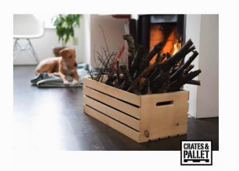 Extra Convenience Extra LarCrate Natural Finish - SET of 4