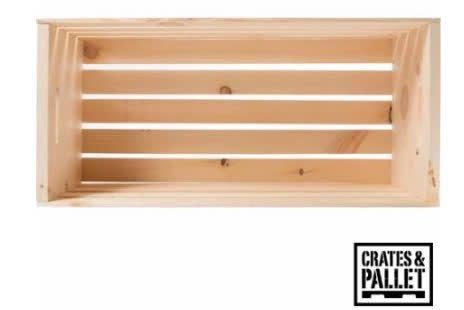 Extra Convenience Extra LarCrate Natural Finish - SET of 4