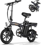 Vivi Z8 Folding Electric Bicycle Ebike, Small Electric Bike for Adults, 20Mph with 48V 20Ah Removable Lithium-Ion Battery Electric Commuter Bicycle, 350W Motor and UP to 60 Miles
