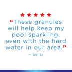 hth mineral brilliance chlorinating 7-in-1 granules for pools, 50 lbs