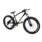 FITOOM Men's Fat Tire Bike, 26-inch wheels, 21 speeds, Black