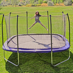 Skywalker Trampolines 13 ft. Square Trampoline with Enclosure in Blue