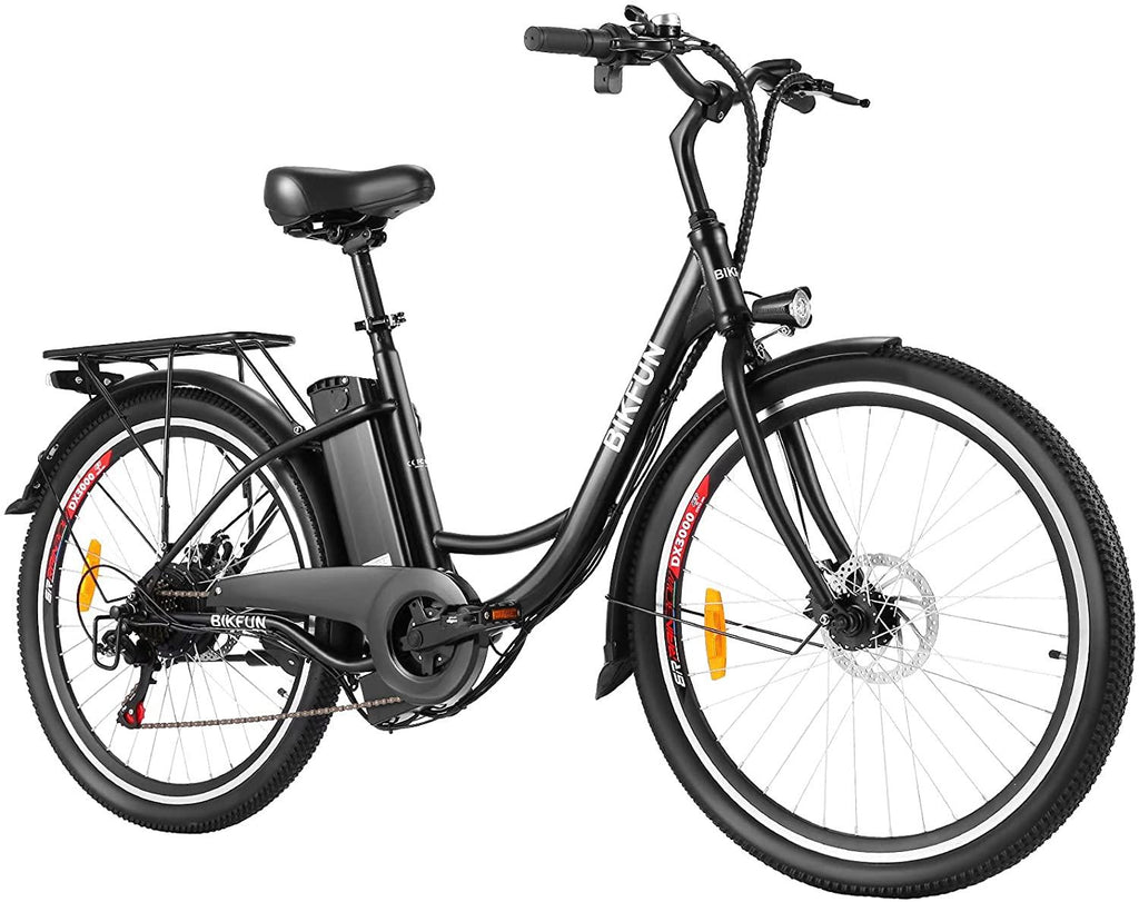 ANCHEER 26" Electric Bikes for Adults, 15Ah 540Wh Removable Battery 350W Brushless Rear Motor  7-Speed, 26 inch E-Bike Cruiser up to 20mph