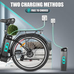 ANCHEER 26" Electric Bikes for Adults, 15Ah 540Wh Removable Battery 350W Brushless Rear Motor  7-Speed, 26 inch E-Bike Cruiser up to 20mph