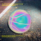 Unbranded Reflective Holographic Glowing Basketball Sport Ball Toys Indoor Outdoor Use