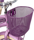 Huffy 24” Womens Nel Lusso Cruiser Bike with Basket, Purple