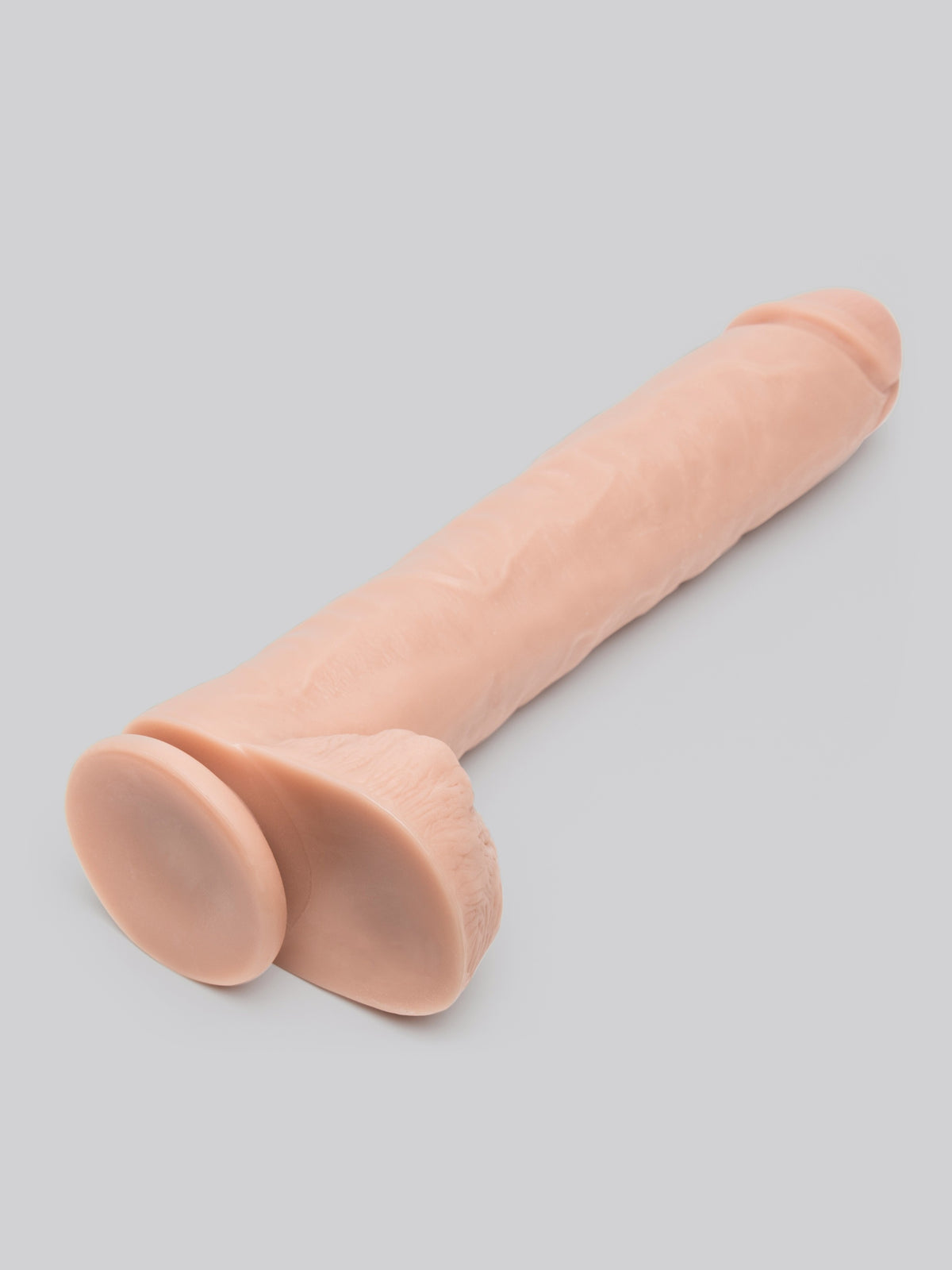 Hung Rider Bruno Large Realistic Suction Cup Dildo 12 Inch, Flesh Pink
