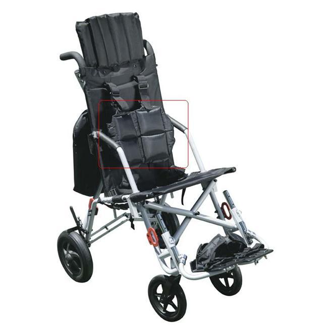 Wenzelite Rehab Full Torso Vest for Wenzelite Trotter Convaid Style Mobility Rehab Stroller- Black