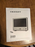 crosley retro custom 24" fhd led tv computer model 3589 hd 1080p hdmi no remote