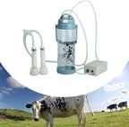 dishengzhen electric milker, 3l rechargeable cow milking machine, portable cattle milking equipment with brush milk lining for livestock household domestic farm