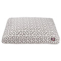 Gray Aruba LarRectangle Indoor Outdoor Pet Dog Bed With Removable Washable Cover By Majestic Pet Products