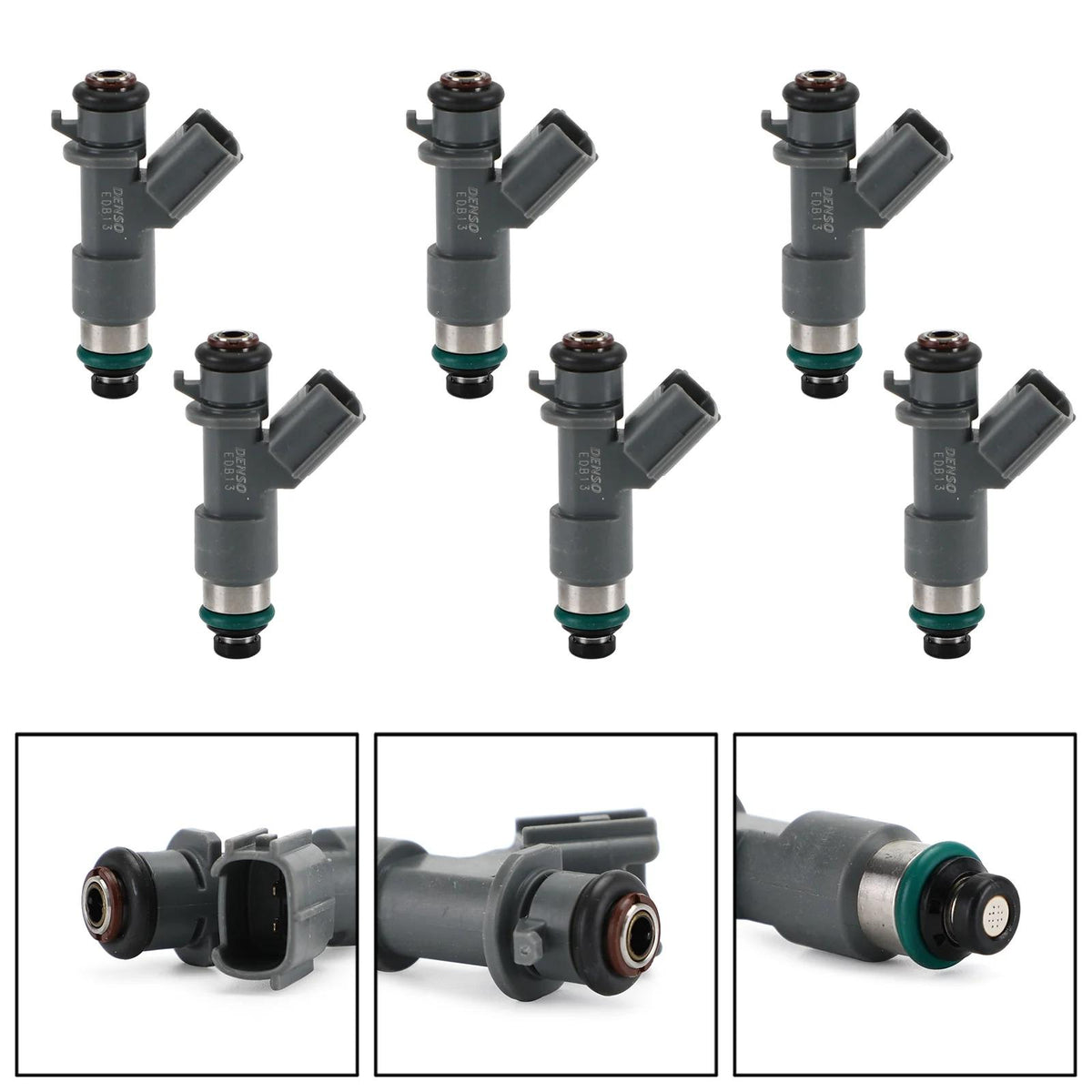 Honda Accord Acura MDX Tl TSX 3.5L 3.7L 6PCS Fuel Injectors 16450R70A01 Generic