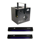 Chauvet DJ Hurricane Haze 2D Smoke/Fog Machine w/ Remote &amp; Black Light (2 Pack)