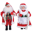 Santa's Workshop 2 Piece Mr and Mrs Claus Set