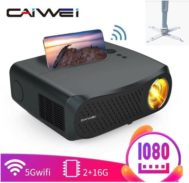 10000:1 8500lms fhd android 5g wifi led projector 4k home video tv native 1080p