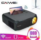 10000:1 8500lms fhd android 5g wifi led projector 4k home video tv native 1080p