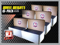 Black 1/2 oz. Stick on Adhesive Tape Wheel Weights (6) 9 LB Boxes 1728 Pieces