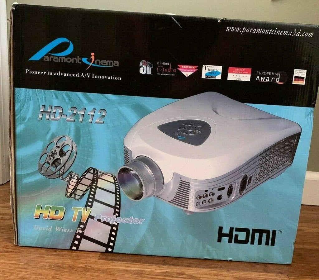 paramont cinema hd-2112 hd tv projector (3d compatible hdmi)