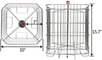 vingli new electric 4 frame honey extractor separator,food grade stainless steel honeycomb spinner drum with adjustable height stands,beekeeping pro extraction apiary centrifuge equipment