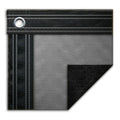 20' x 40' rectangle in-ground swimming pool winter cover 20 year - dove gray