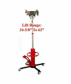Heavy Duty 1/2 Ton Hydraulic Telescopic Tall Transmission Jack 34-5/8 to 73"