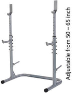 From RS 60 Multifunctional Workout Station Adjustable Olympic Workout Bench with Squat Rack, Leg Extension, Preacher Curl, and Weight Storage, 800-Pound Capacity