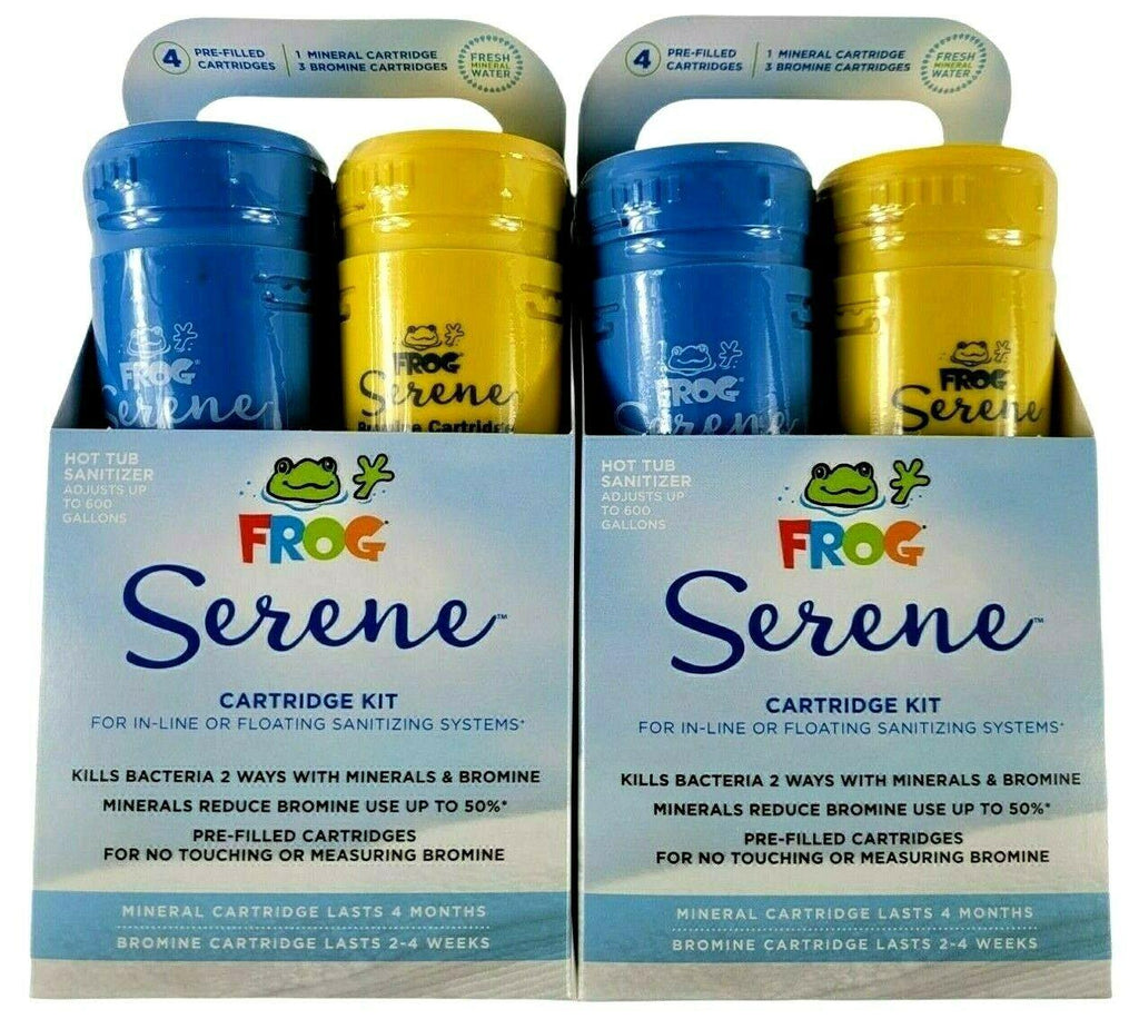 spa frog kit 6 bromine cartridge 2 mineral cartridges frog serene 2 kits pack