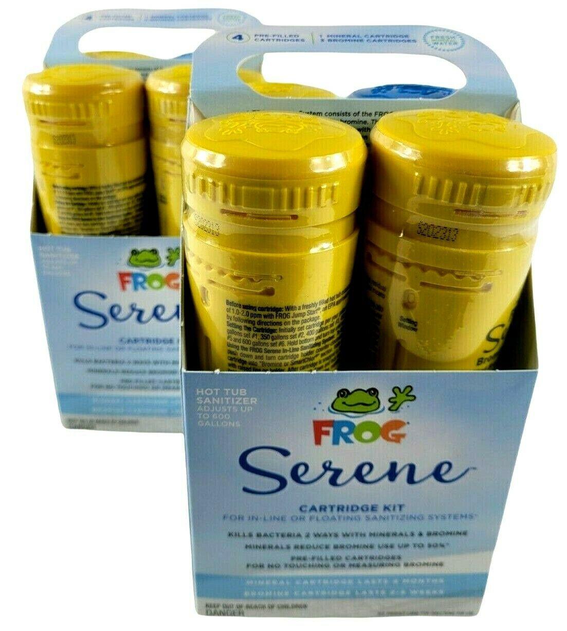 spa frog kit 6 bromine cartridge 2 mineral cartridges frog serene 2 kits pack
