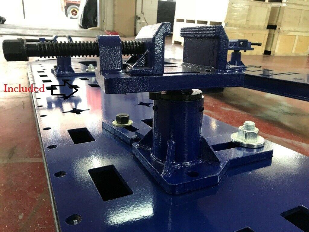 Universal Heavy Duty Auto Body Frame Machine Tie Down Pinchweld Clamp Set of 4