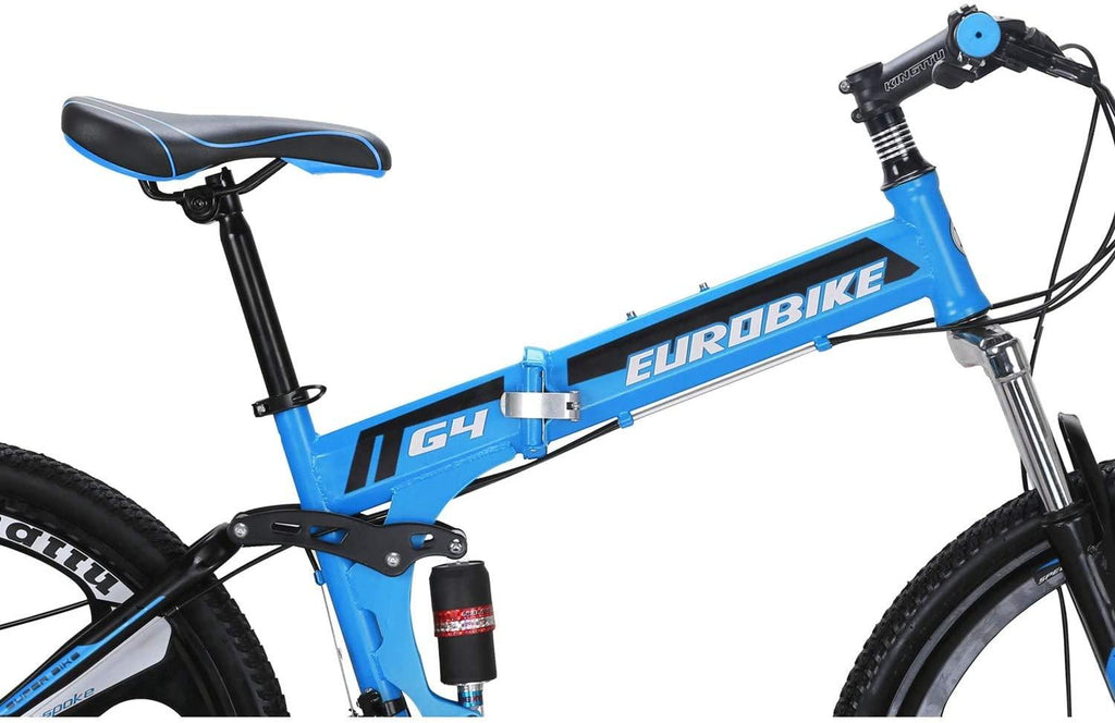 LZBIKE Bike G4 26-inch Bicycle Mountain Bike 26" 21-Speed Shift Left 3 Right 7 Cycle Folding Mountain Bike Frame Shock Absorption Mountain Bike 3 Spoke Wheels Bicycle