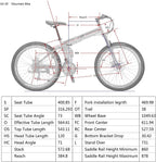 LZBIKE Bike G4 26-inch Bicycle Mountain Bike 26" 21-Speed Shift Left 3 Right 7 Cycle Folding Mountain Bike Frame Shock Absorption Mountain Bike 3 Spoke Wheels Bicycle