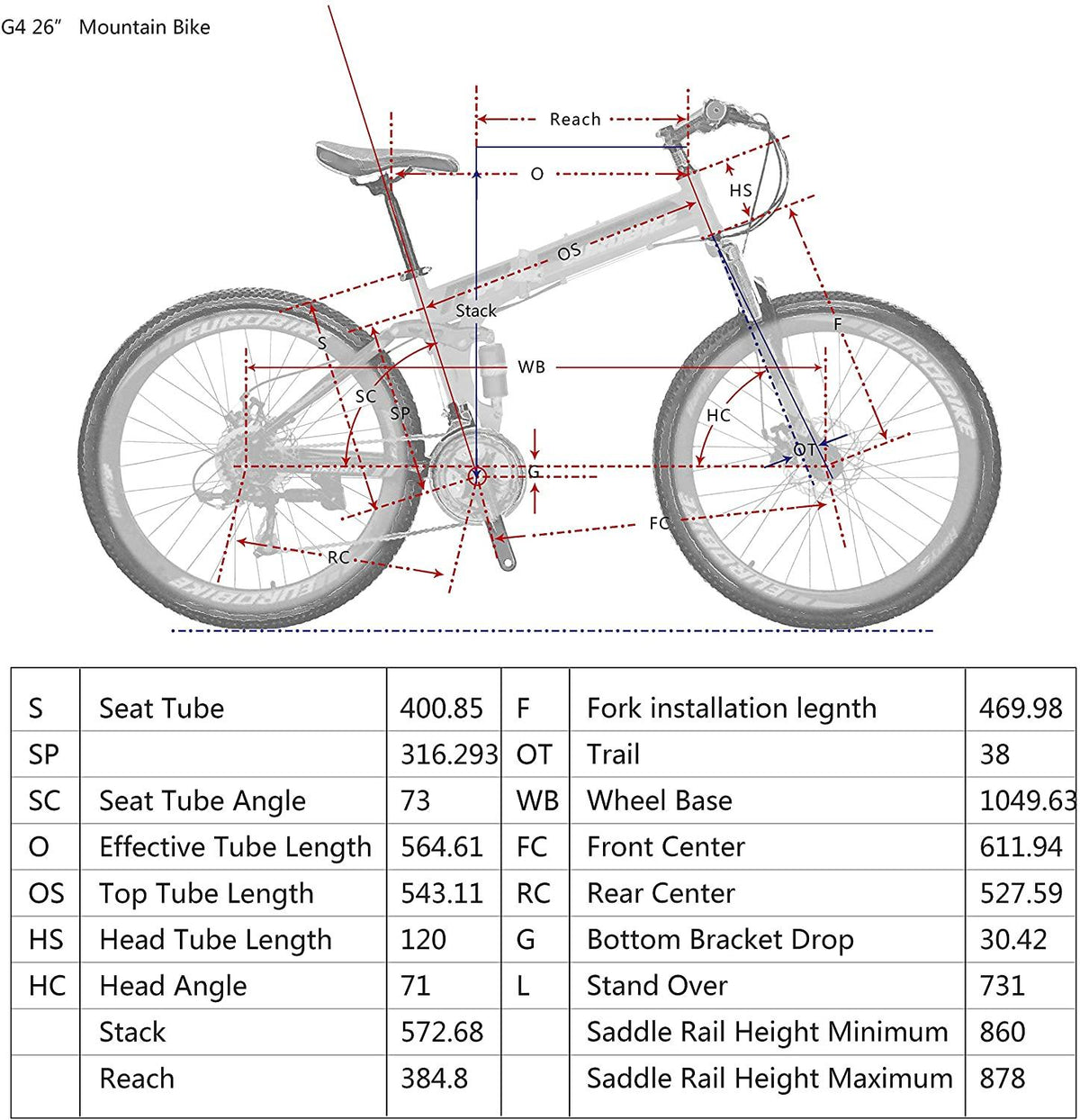 LZBIKE Bike G4 26-inch Bicycle Mountain Bike 26" 21-Speed Shift Left 3 Right 7 Cycle Folding Mountain Bike Frame Shock Absorption Mountain Bike 3 Spoke Wheels Bicycle