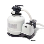 intex 3000 gph above ground pool sand filter pump w/ deluxe pool maintenance kit