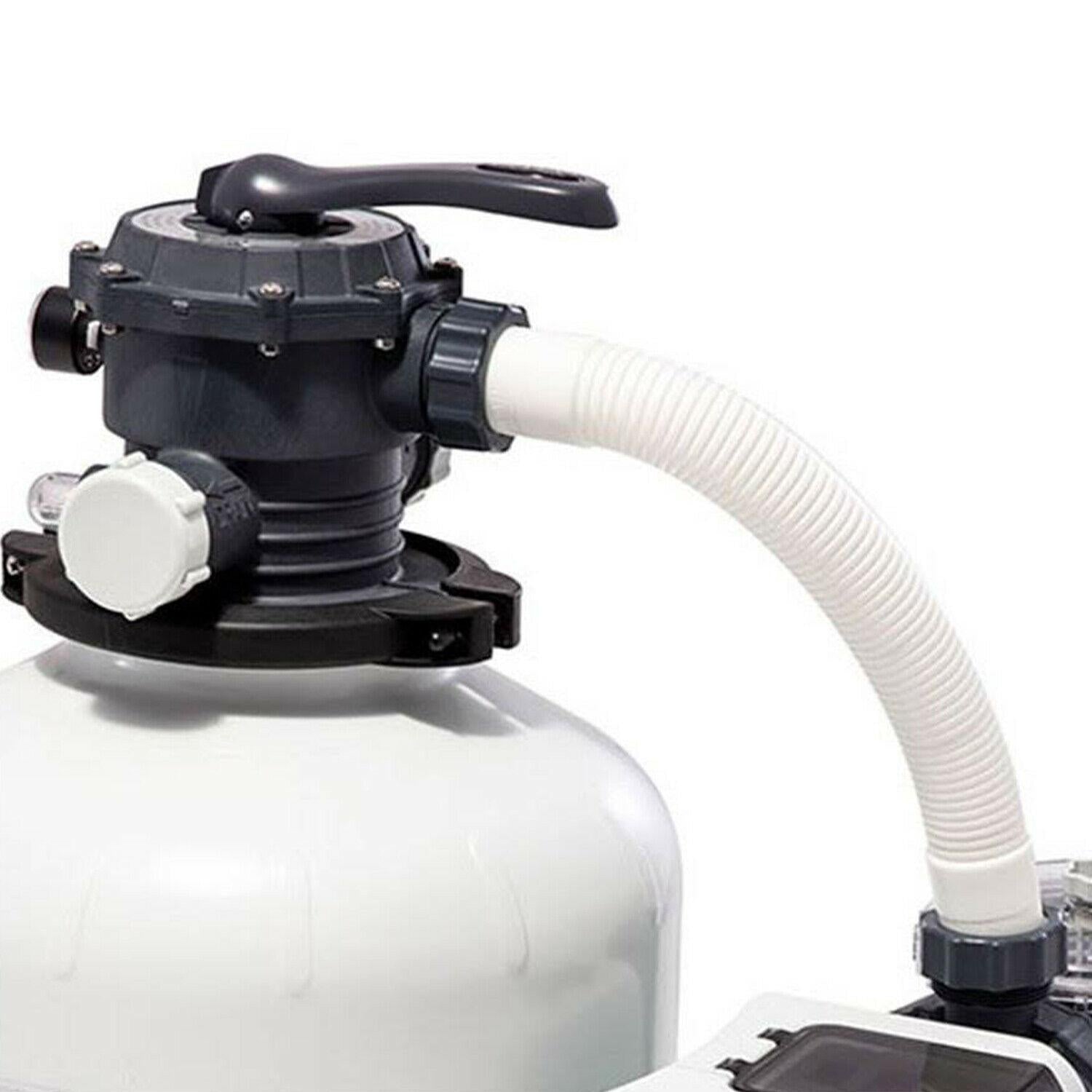 intex 3000 gph above ground pool sand filter pump w/ deluxe pool maintenance kit