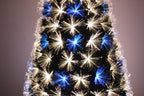 Color Changing Fiber Optic Christmas Tree With Multi-color LED Lights Pre-lit