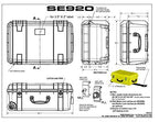 Seahorse SE-920 Waterproof Protective Hardcase without Foam (Gun Metal), Medium