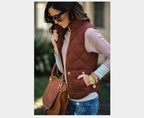 Windproof Warm Sleeveless Vest Waistcoats For Ladies