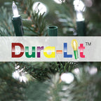 Vickerman 30" Silver Fir Artificial Christmas Wreath, Warm White Dura-Lit LED lights. - Faux Fir Christmas Wreath - Indoor Seasonal Home Decor