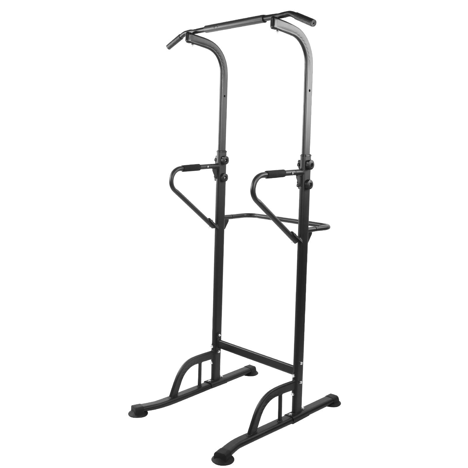 Brrnoo Gym Fitness Power Tower Station Multi-Use Exercise Pull Up Bar Leg Raise Workout