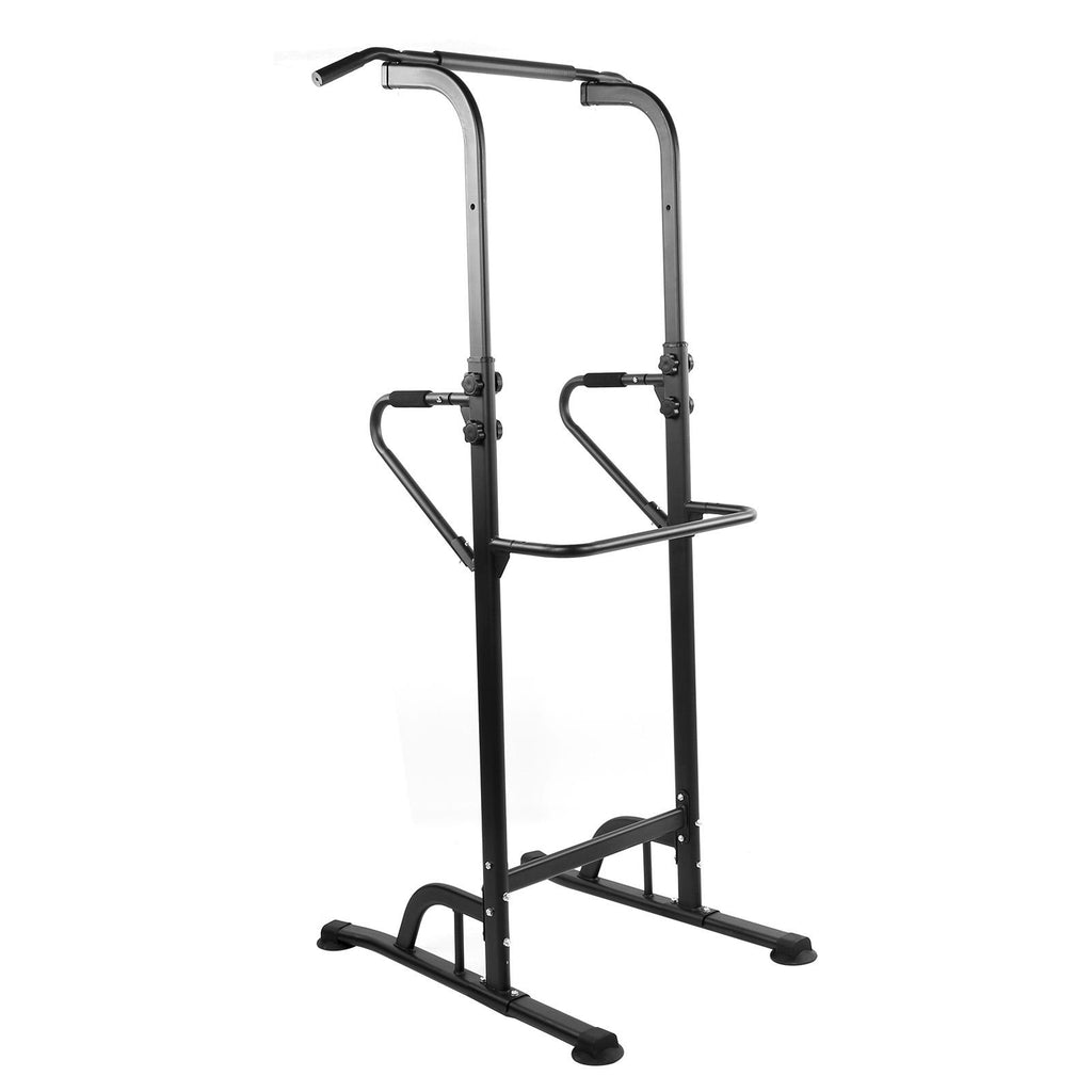 Brrnoo Gym Fitness Power Tower Station Multi-Use Exercise Pull Up Bar Leg Raise Workout