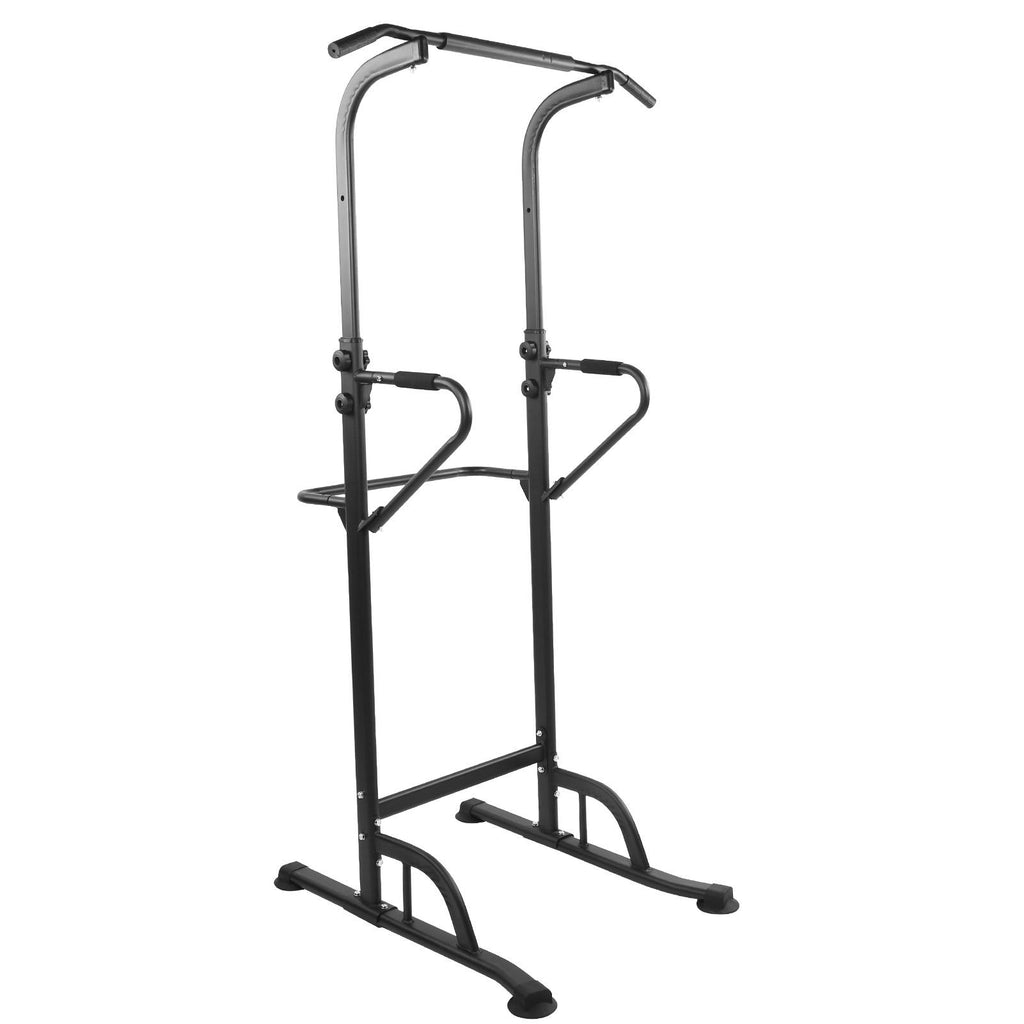 Brrnoo Gym Fitness Power Tower Station Multi-Use Exercise Pull Up Bar Leg Raise Workout