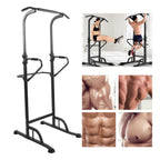 Brrnoo Gym Fitness Power Tower Station Multi-Use Exercise Pull Up Bar Leg Raise Workout