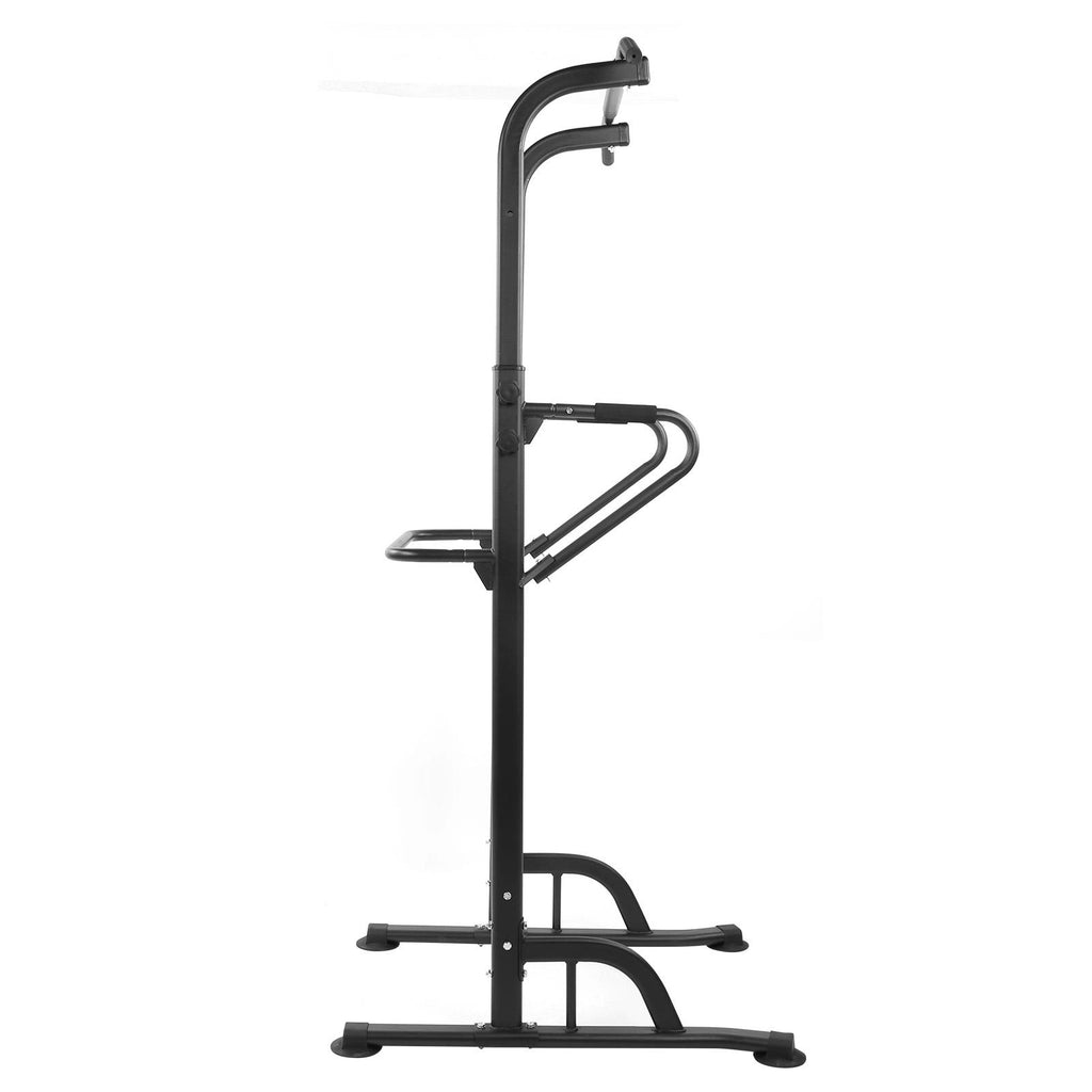 Brrnoo Gym Fitness Power Tower Station Multi-Use Exercise Pull Up Bar Leg Raise Workout